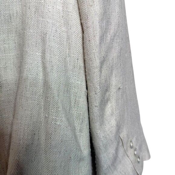 Vintage The Villager Blazer Women 10 Cream Pockets Button Union Made in The USA - Picture 6 of 9